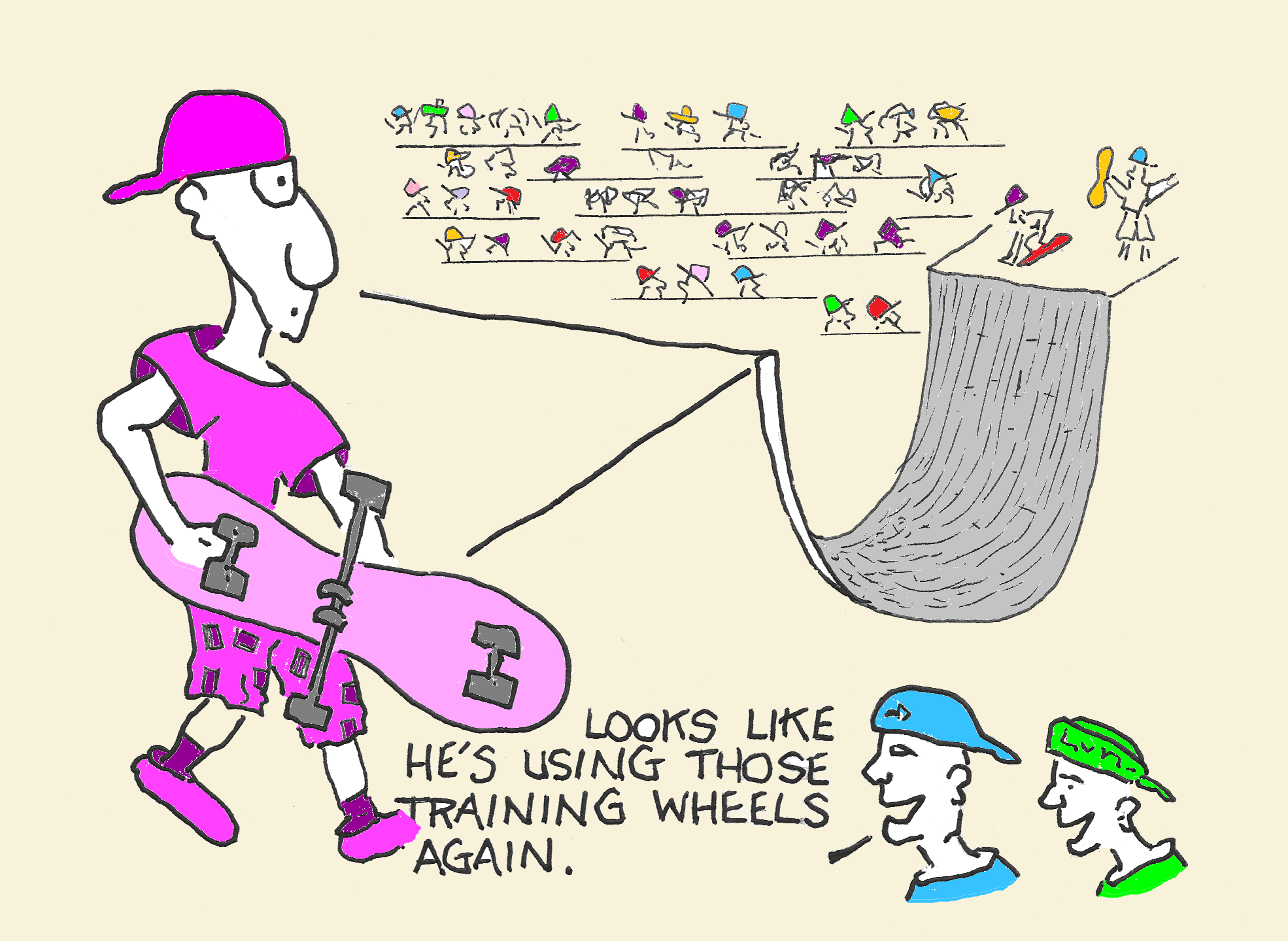 skateboard 001color